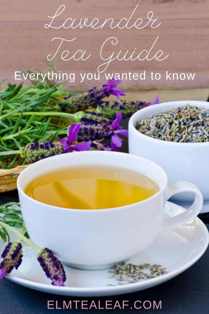 Cup of lavender tea 